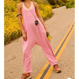 free people pink onsie